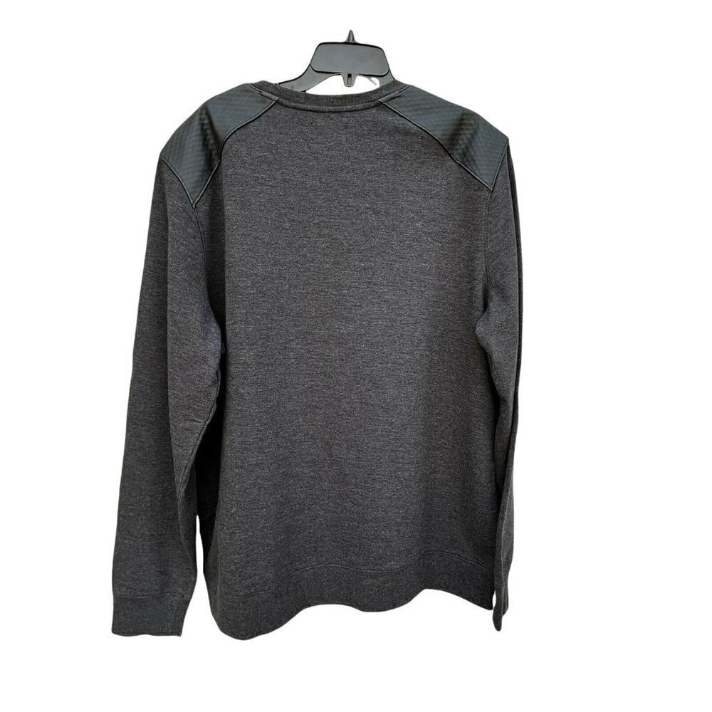 Rock & Republic Mens Lightweight Sweatshirt New Black Fleece Lined 2XL - Picture 5 of 9